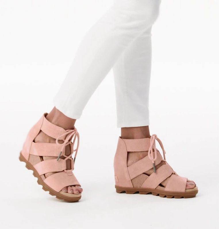 Sorel Kadın Joanie™ Ii Lace Wedge - Sandalet Pembe - 268-GAIOJK